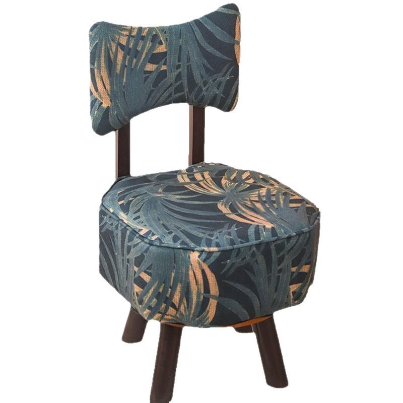 High-Leg Small Stool with Wheels - Versatile Chair for Living Room or Entryway