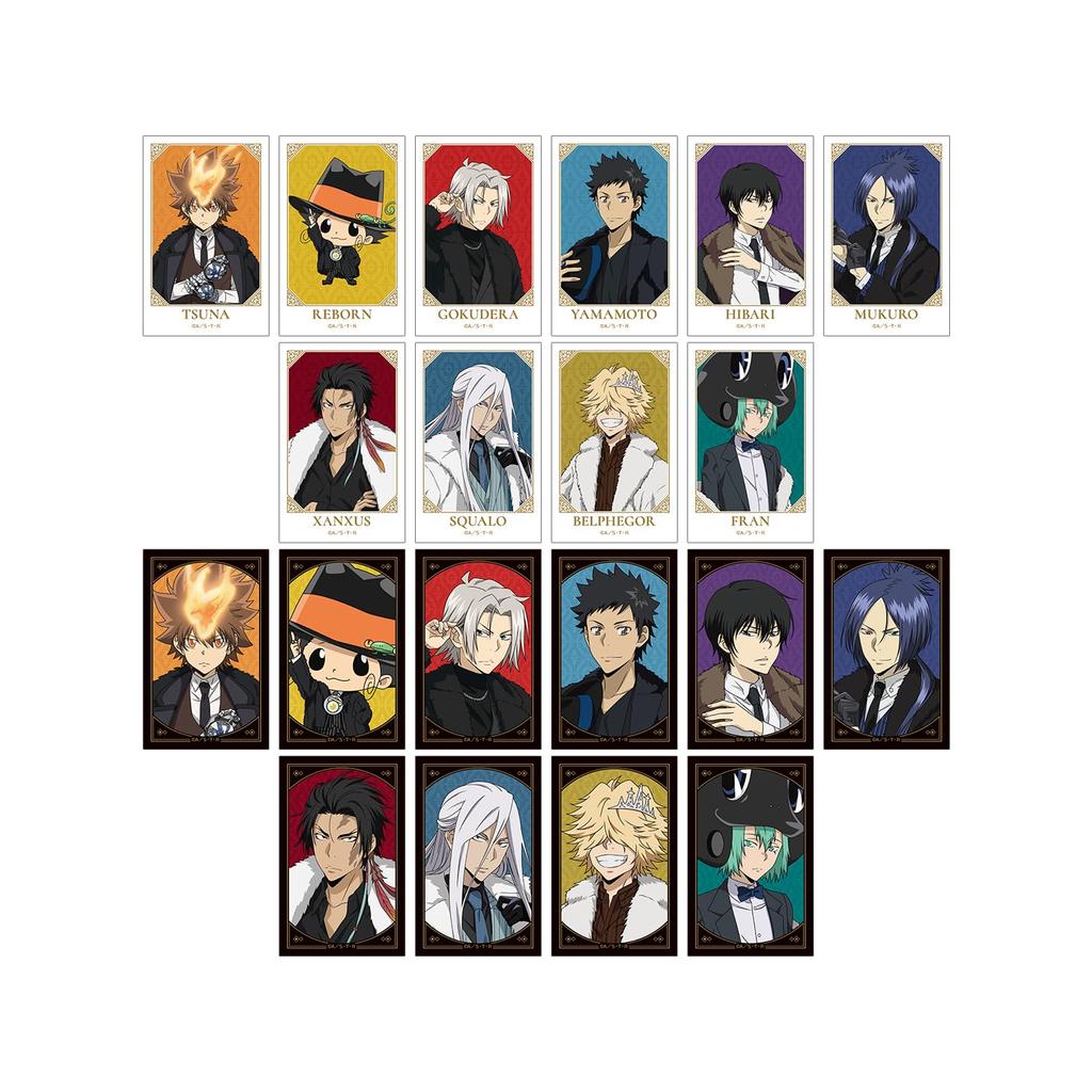 Katekyo Hitman Reborn Original Fur Coat X Suit Ver. Trading Illustration Cards Box of 20