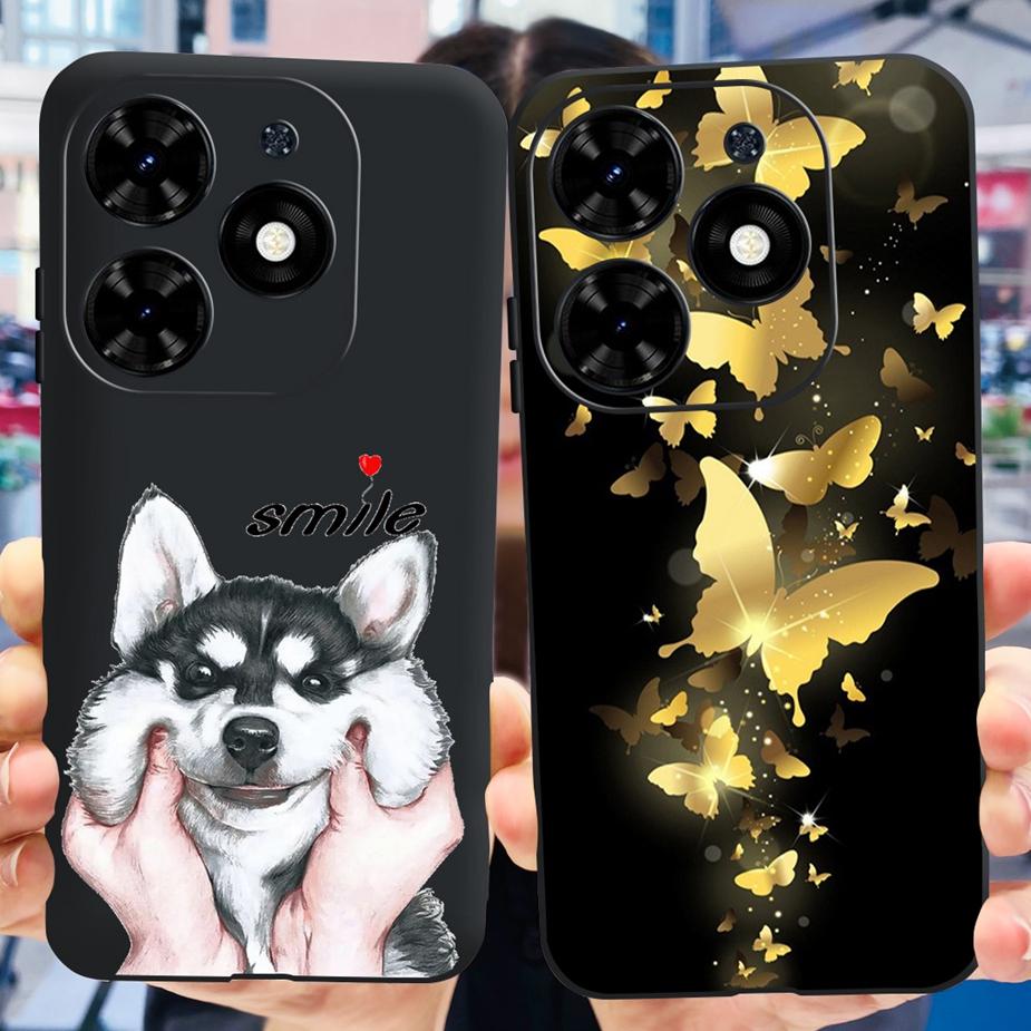 For Infinix Smart 8 Case X6525 Luxury Popular Painted Cover Matte Phone Case For Infinix Smart 8 Smart8 Soft Fundas 6.6'' Bumper