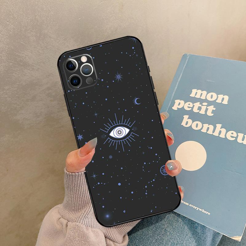 Evil Eye Case For iPhone 17 Air 15 14 13 12 11 16 Pro Max 13 mini XR 15 16 Plus 16e Back Cover Shell