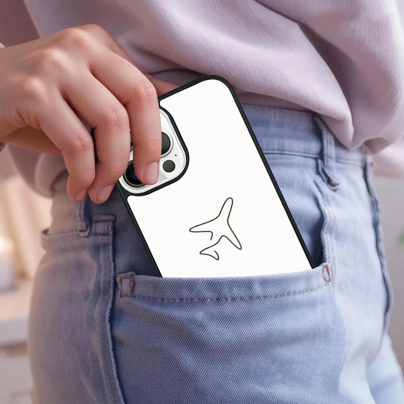 Travel the world of air plane paper Phone Case For iPhone 17 Air 15 16e 14 13 Pro Max Coque 12 11 Pro Max PLUS cover