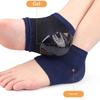 Gel Silicone Heel Protector Sleeve Heel Pads Heel Cups Plantar Fasciitis Support Feet Care Skin Repair Cushion Half-Yard Socks