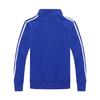 Fleece-Lined Women's Hooded Jacket with Embroidered Uniform Design and Stand-Up Collar