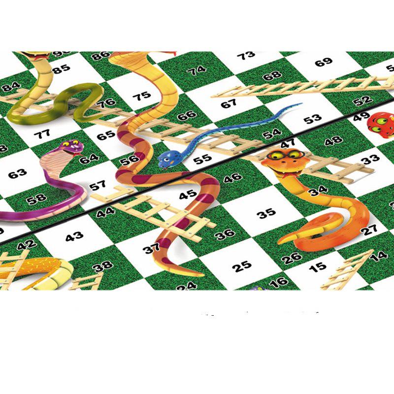 UB Magnetické skládací šachy a 3D Hra hadů a žebříků pro děti - Podporuje vývoj mozku