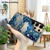 Phone Case: 2D Flat Samsung Galaxy A34 A35 M05 M06 S20 S22 S21 FE Plus 5G Protective Case, Couples Style, Dark Night White Lotus, Christmas and Hallow