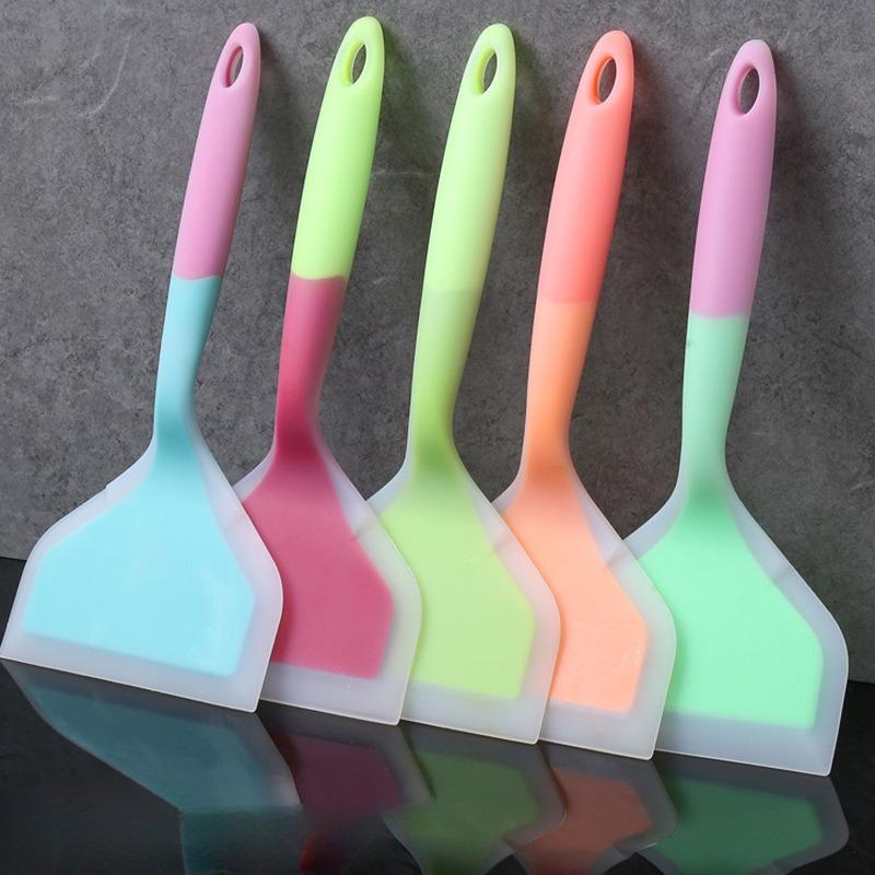 Silicone spatula non-stick spatula tamagoyaki spatula thick egg roasting spatula frying pan spatula nougat spatula kitchen tools