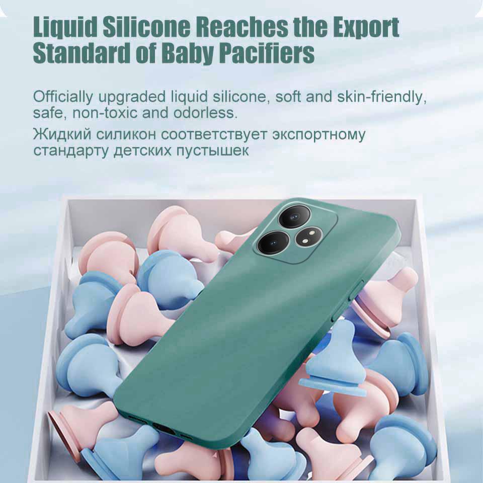 Liquid Silicone Case For Realme GT NEO 6 NEO6 SE GT6 GT6T 6T Liquid Silicone Case Global Version Full Body Camera Protect Case Cover Silicon