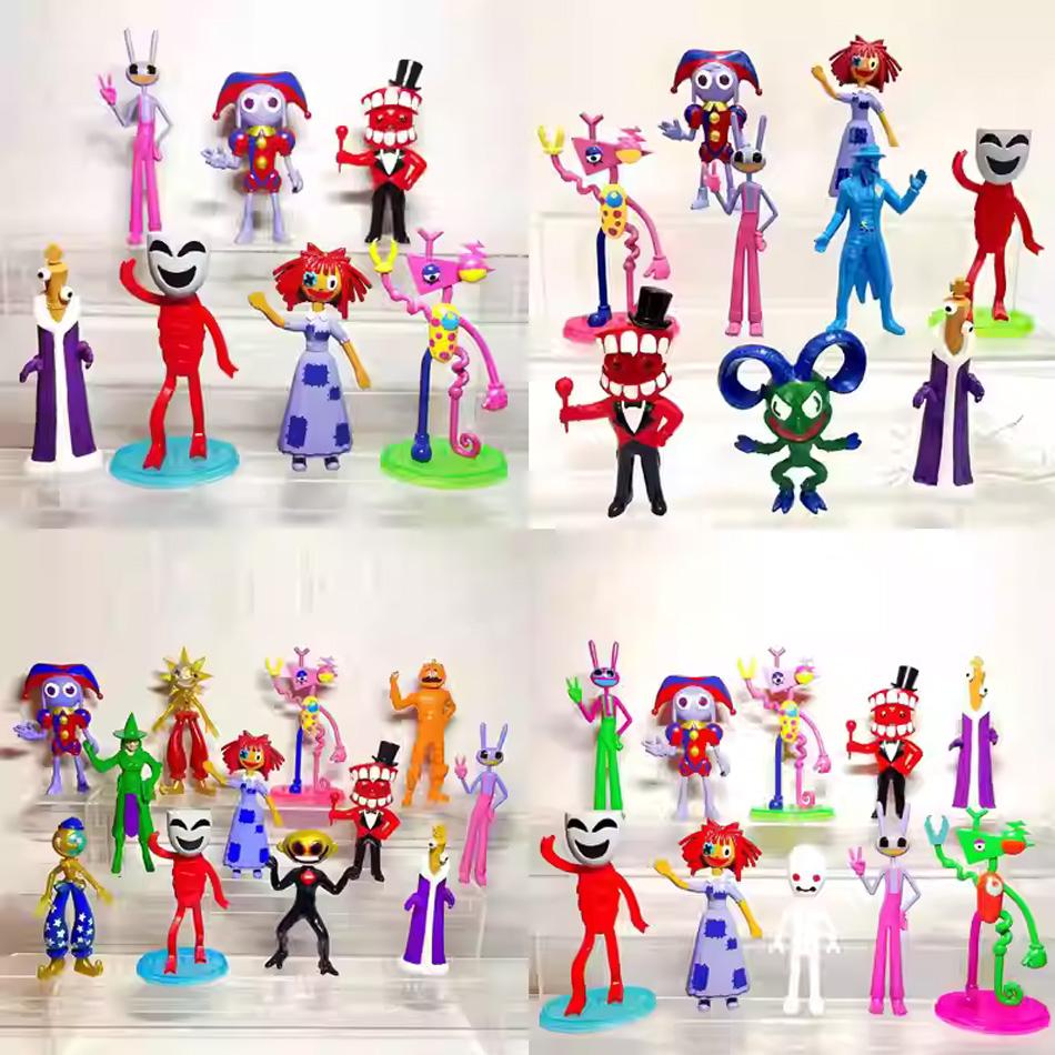 Topmix The Amazing Digital Circus Figure Pomni And Jax Plushie Doll Toys Cute Amazing Digital Circus Figure Kids Children Christmas