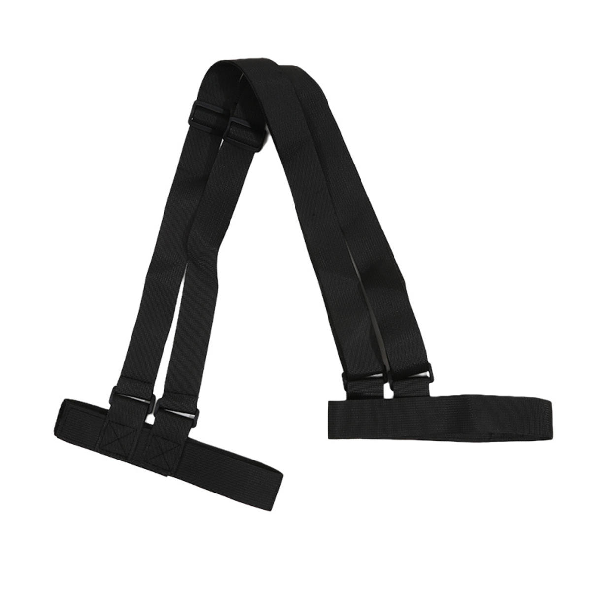 

Рюкзак для переноски скейтборда через плечо, регулируемый плечевой ремень, ремень для сумки для скейтборда, сноуборда, лыж one size чёрный