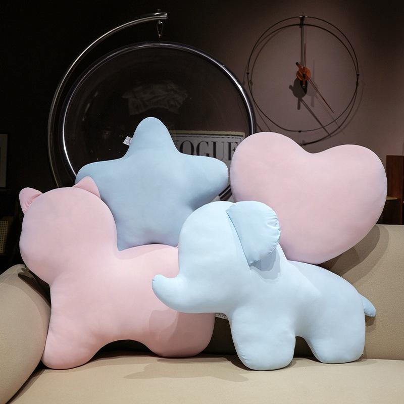 Cartoon Soft Star Moon Pillow Plush Toy Cat Pony Doll Home Sofa Pillow Muppet Doll