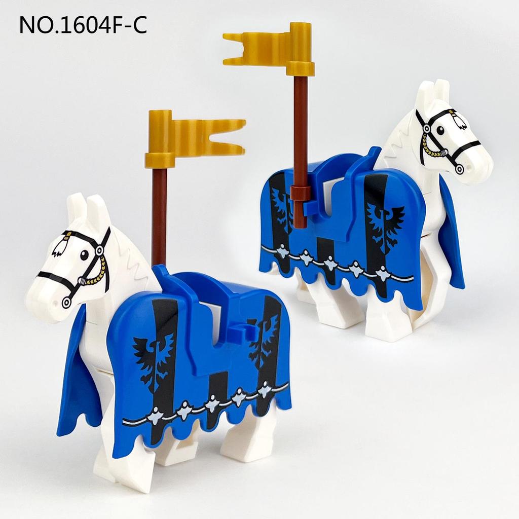 Lego-Compatible Medieval Castle Soldier Minifigure Building Blocks Set