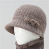 Hat Women's autumn and winter knitted hat Warm and cold hat Wool hat