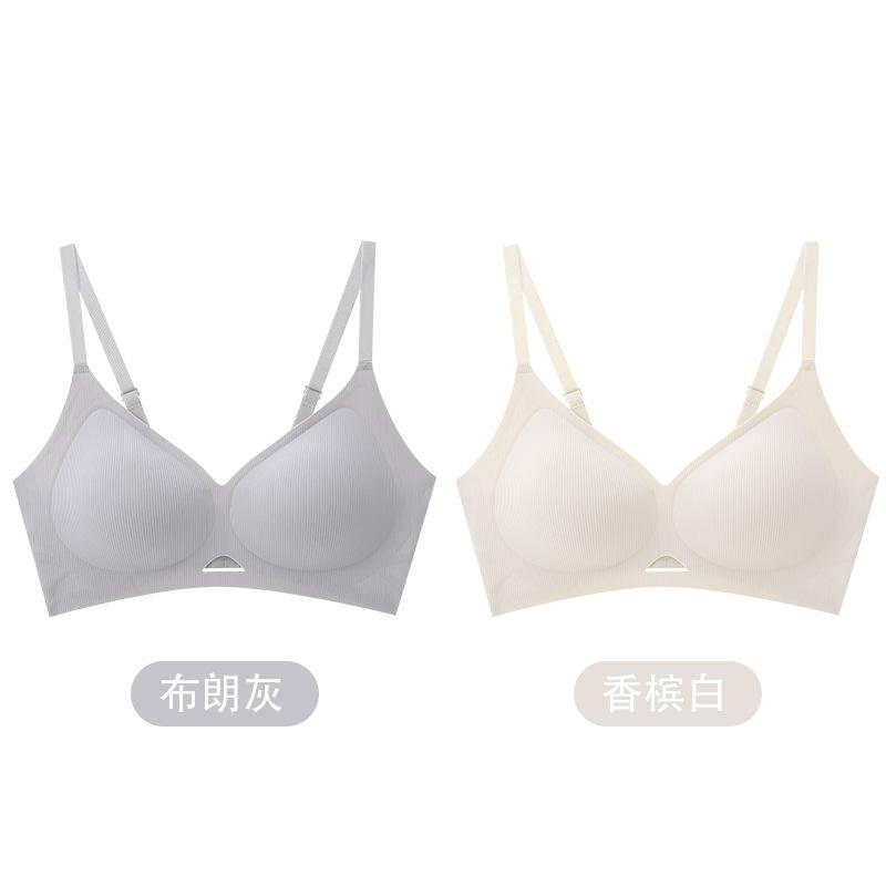Soft support, comfortable one-piece sexy bra, comfortable gathering jelly strip, no steel ring bra