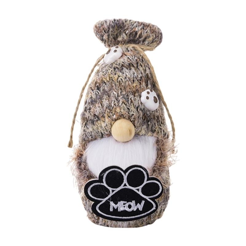 

Farmhouses Gnome Plush Dog Swedish Tomte Gnome Decorations Handmade Kitchen Tiered Tray Decors Gift for Womens Girl 1