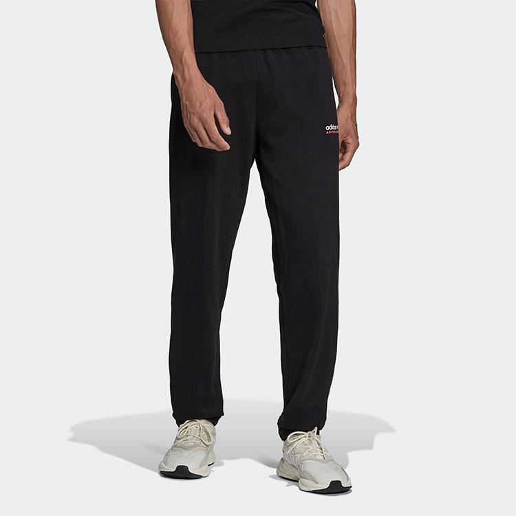 Adidas Originals Trefoil Solid Loose Sweatpants Men Bottoms Black HF4771