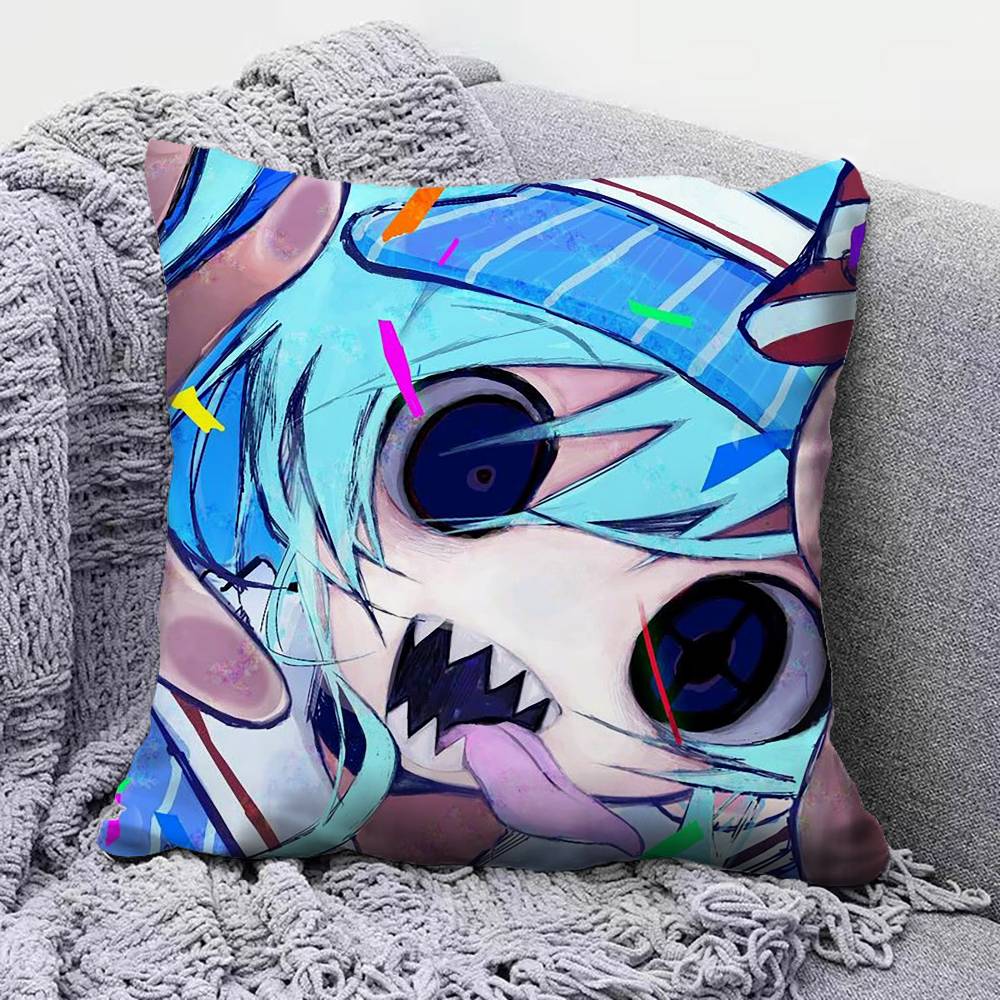 Mesmerizer Teto and Miku Home Sofa Cushion Covers and Aecorative Custom Pillow Covers