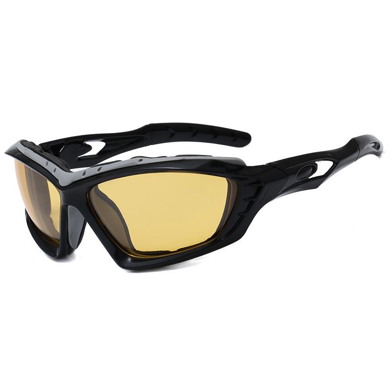 Unisex Cycling Windproof UV Sunglasses with Sponge for Outdoor Sports - Model 5347