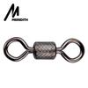 MEREDITH 50PCS/Lot Fishing Swivels Obratlík s kuličkovým ložiskem s bezpečnostní západkou Pevné kroužky Otočný obratlík pro příslušenství pro lov kaprů