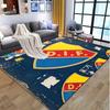 Djurgardens IF Pattern Rug, Indoor/Outdoor Mat, for Picnic, Gameroom, Bedroom, Office, Living Room, Home Decor Carpet, Birthday Gift
