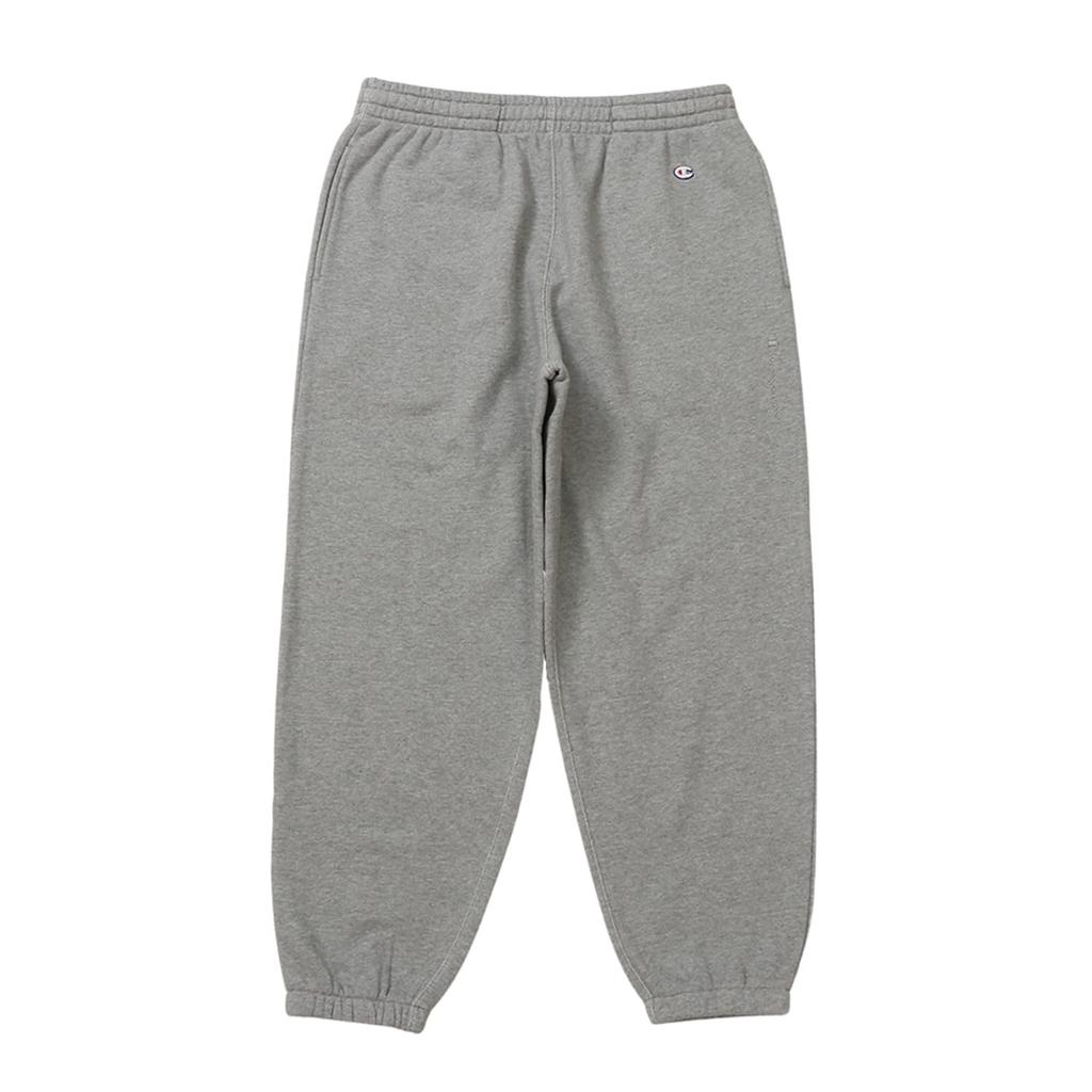Champion Action Style Fleece Sweatpants with Oxford Men's One-Point Logo, Gray, C3-Z202