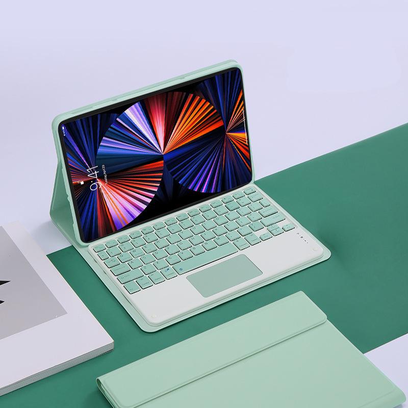 Redmi Pad 2 11" Protective Case with Bluetooth Keyboard - Magnetic Detachable Leather Cover