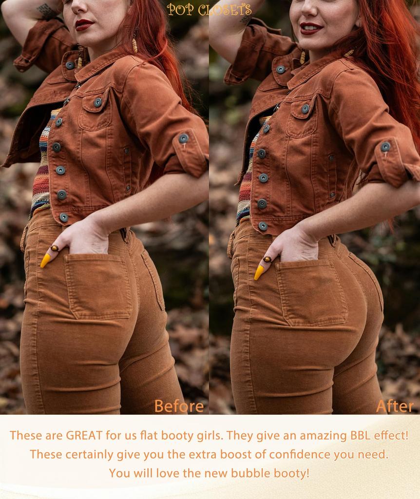 Pantaloni scurți Hip Up Femei Shapewear Paduri Falsi Fese Măritor de Șold Chiloți Noul Antrenor de Talie Chilot pentru Controlul Abdomenului