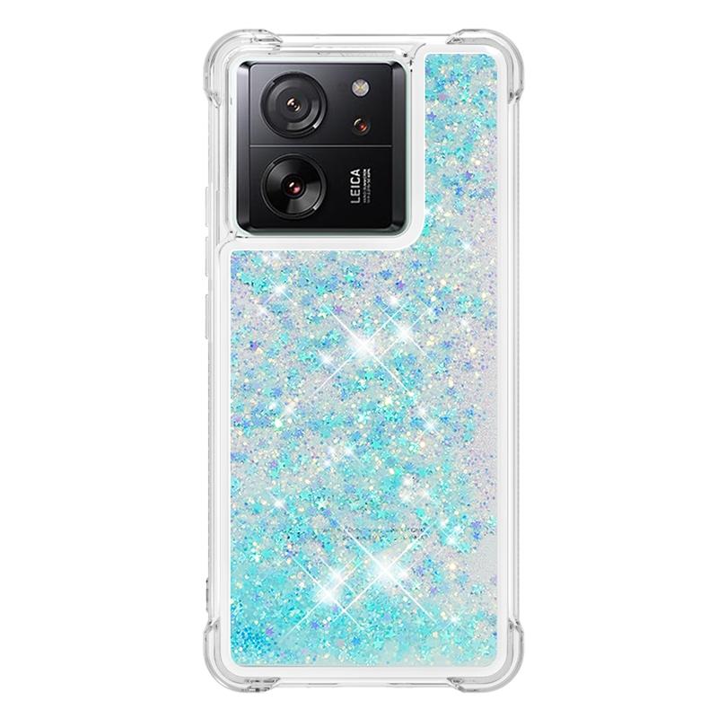 13T Pro Hülle auf Für Funda Xiaomi 13T Pro Hülle Glitzer Treibsand Dynamische Flüssigkeitshülle Für Xiomi 13T Xiaomi13T Pro Handyhülle Etui