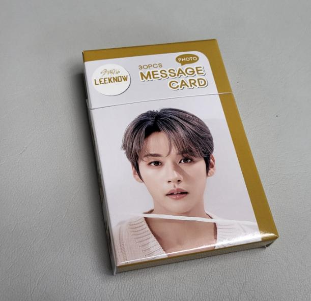 Stray Kids Hyunjin Felix Lee Know Photo Message Card Set 30pcs K-pop Goods