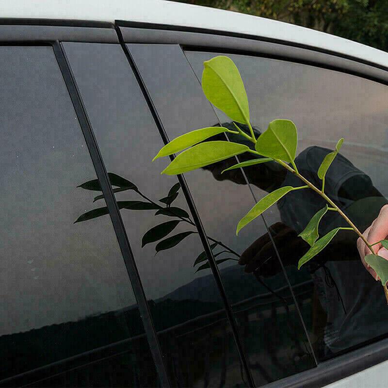 6pcs Window Door Column B C Pillar Post Cover Trim For Kia Sportage 2011 2012 2013 2014 2015 2016 Decoration Stickers