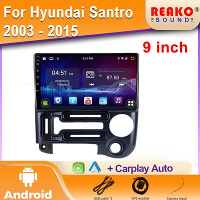 For Hyundai Santro 2003 - 2015 Car Android Radio Stereo Multimedia Navigation Video Player GPS Wireless Carplay DSP 5G WIFI