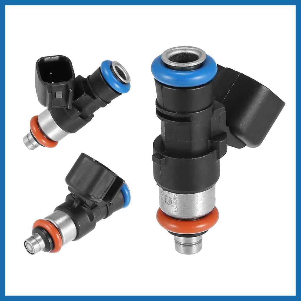 2 Pcs 2521068 0280158258 Fuel Injector for Polaris Sportsman SP X2 450 570 2014-2019 for Polaris for Ranger XP Crew 900 2013-2019 for Polaris RZR 900