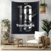 Messi Custom Your Name Wall Decor Tapestry Art For Pet Memorial Birthdaywedding Party Backdrop Family Gift