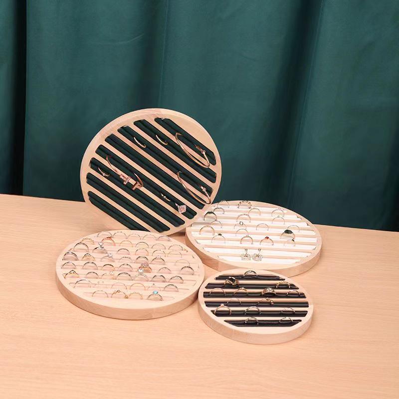 Natural Bamboo Jewelry and Earring Display Tray