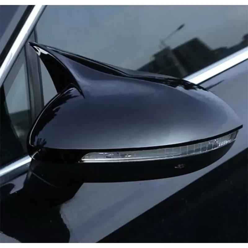 For Volkswagen VW Passat B8 2017-2019 Car Sticker Rearview Side Mirror Cover Wing Cap Exterior Door Rear View Case Trim Carbon
