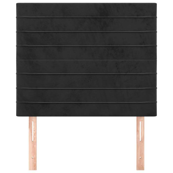 VidaXL Headboard Bedroom Furniture Bed Accessories Single Bed Heads Interior Black 90x5x118/128 3116510