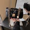 French Leather Waxed Pu Crossbody Bag With Zipper Closure For Office And Casual