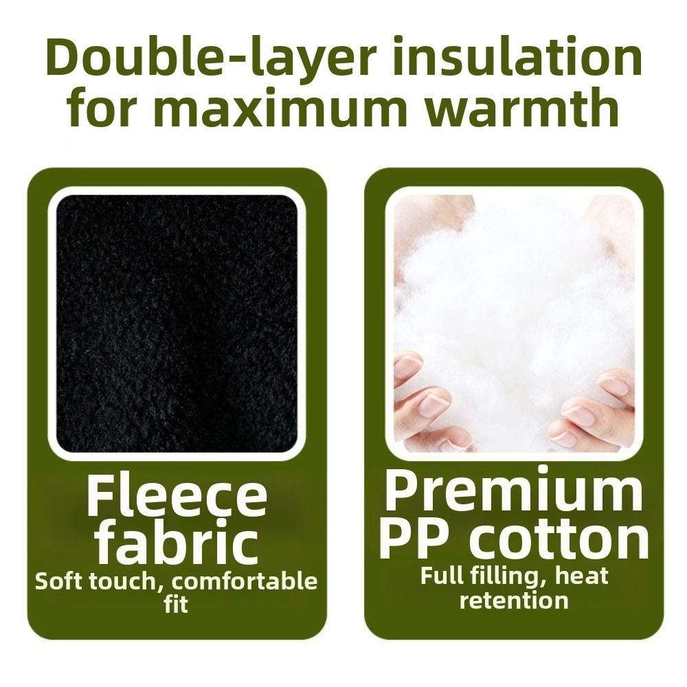 Haustierkostüm Winddicht Fleece Hundekleidung Warm Bequem Hundemantel mit Kapuze Reflektierend Wasserdicht Winter Haustierbekleidung Herbst Winter