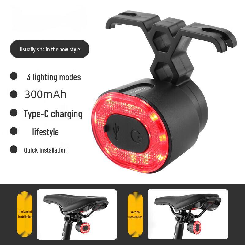 Lishi Bicycle Saddle Rail Taillight