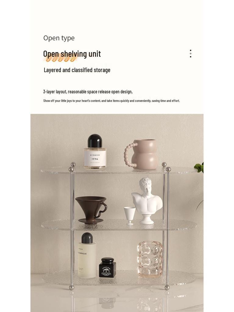 Nordic Acrylic Multi-Layer Desktop Storage Rack for Home Decor
