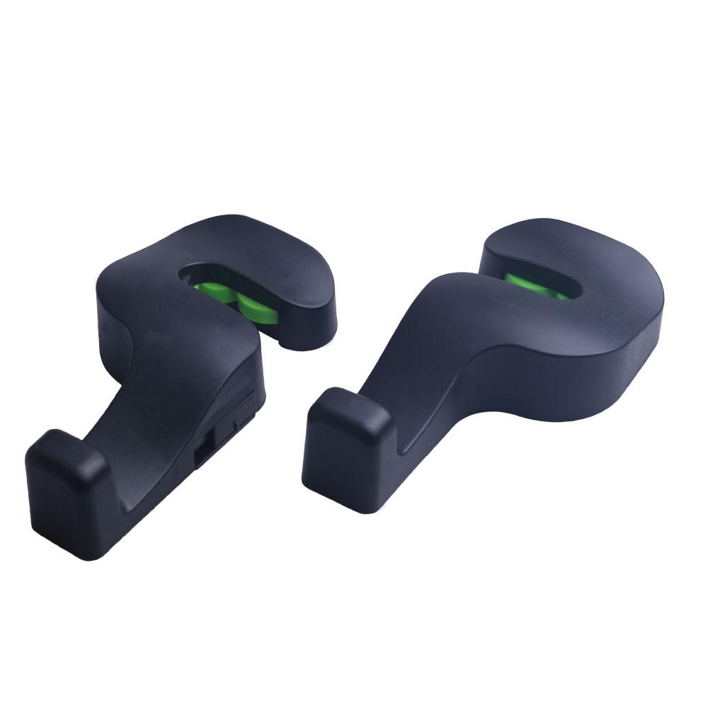 

2 шт. автомобильные аксессуары автомобильные зажимы крючки для спинки сиденья вешалка для подголовника автомобильного сиденья крючок для сумки держатель для сумки кошелек ткань для хранения продуктов авто чёрный