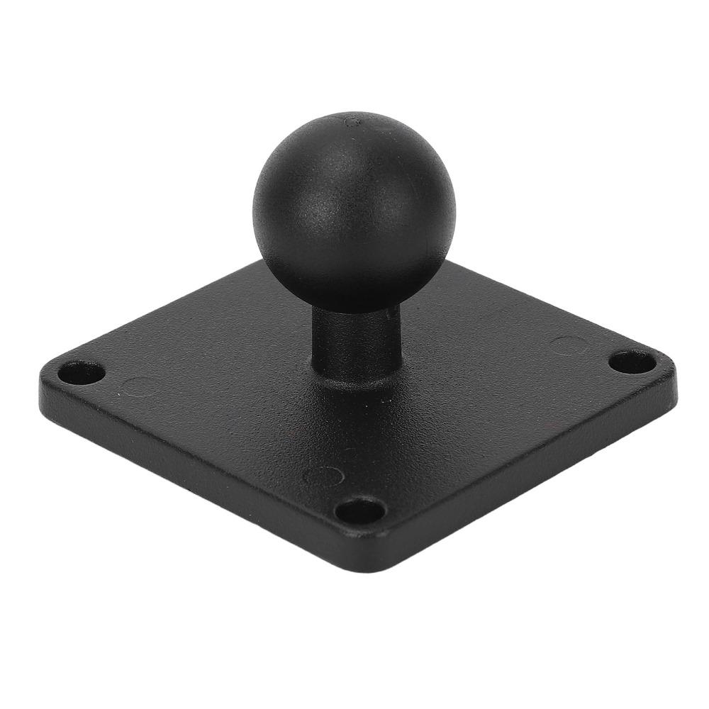 Aluminum Alloy Ball Mount Adapter Plate 1 Inch AMPS Square Plate Durable Ball Mount Base for Cars