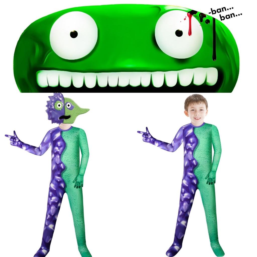 2023 Kinder Bühnenauftritt Kostüm Ld138 Lila Cartoon Garten Kostüm für Jungen und Mädchen