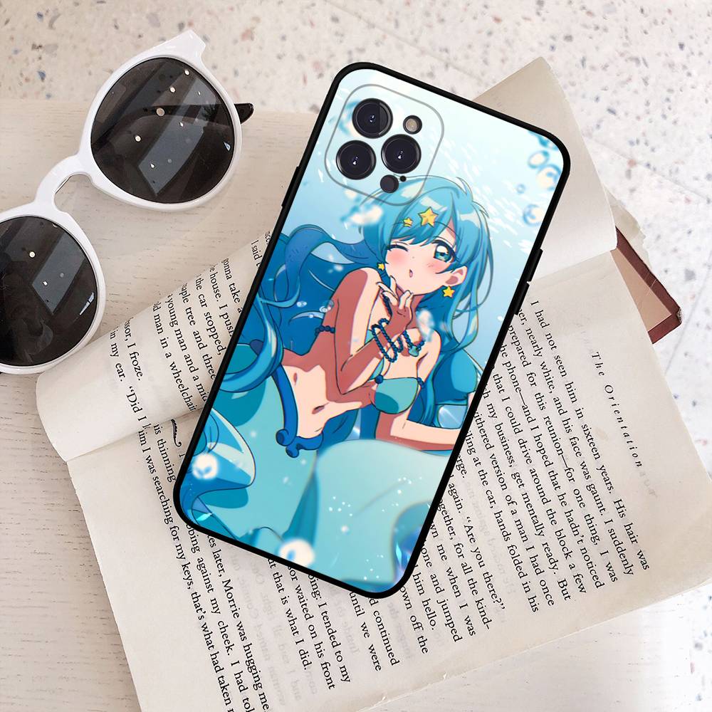 M-Mermaid Melody Pichi For Iphone 17 16 15 14 11 12 13 Pro Max Plus Case Cute Art Phone Cover