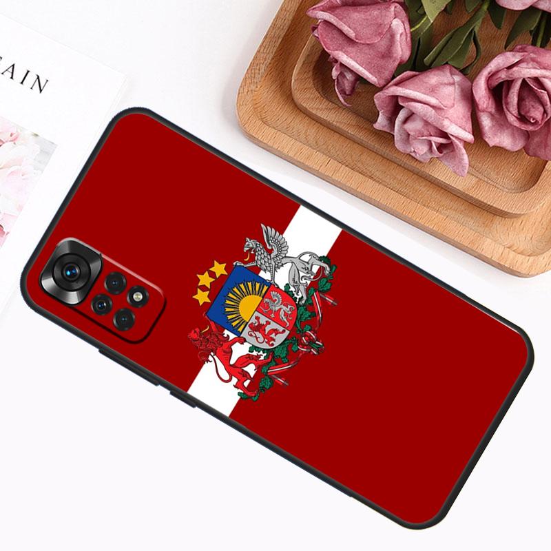 Latvia Flag Case For Xiaomi Redmi Note 14 Pro 13 12 11 9 10 9S 10S 11S 12S Redmi 14C 13C 10C 12C Cover