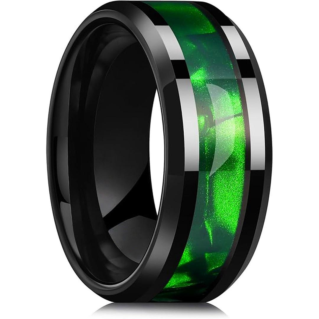 

Fashion Men Shell Drip Oil Personality Ring Couple Rings Jewelry Accessory No. 13