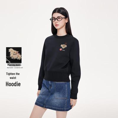 FivePlus Women's Dog Print Long-Sleeve Sweatshirt