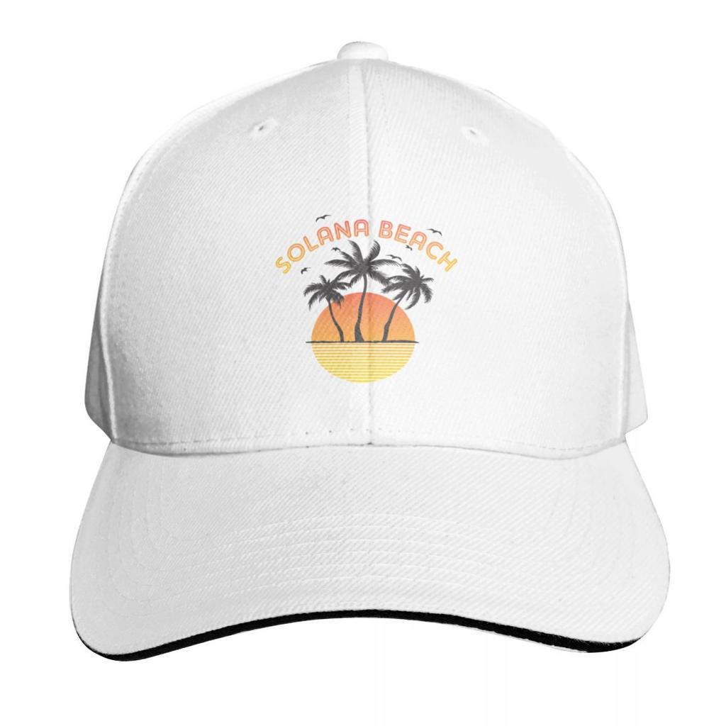 Solana Beach Baseball Cap funny hat Cosplay Hat Unisex Luxury hats on offer Womens Beach Outlet Unisexs