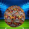 Custom Name Personalized Go Ahead Eagles Print Size 5 Soccer Ball Training & Match Football, for Team, Kicking, Gift for Football Enthusiasts