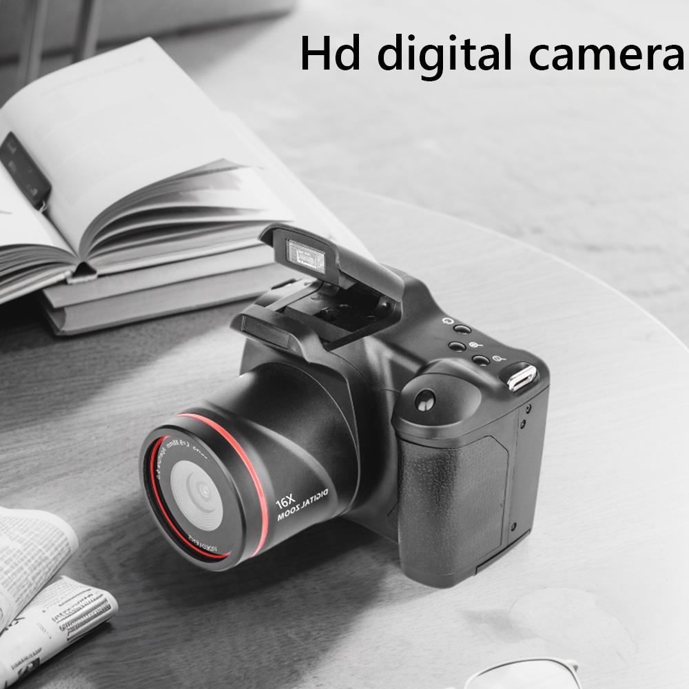 1080P 16MP Digital Camera 16X Zoom Vlogging Camera with 2.4 Inch LCD Screen Video Recorder Camcorder for Photography and Video