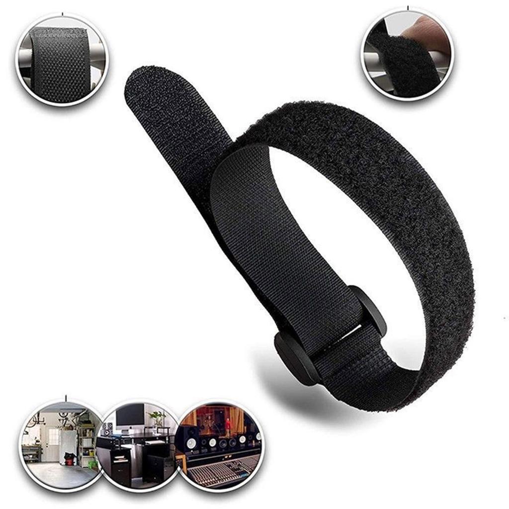 60cm Reversible Hook And Loop Straps Heavy Duty Fastening For Outdoor Garden Camping Gear